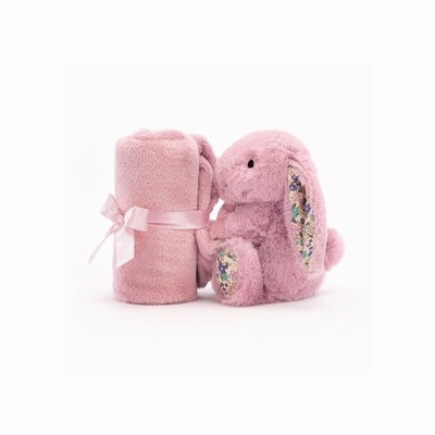 Jellycat Blossom Tulip Bunny Soothers Australia | 940152KOC